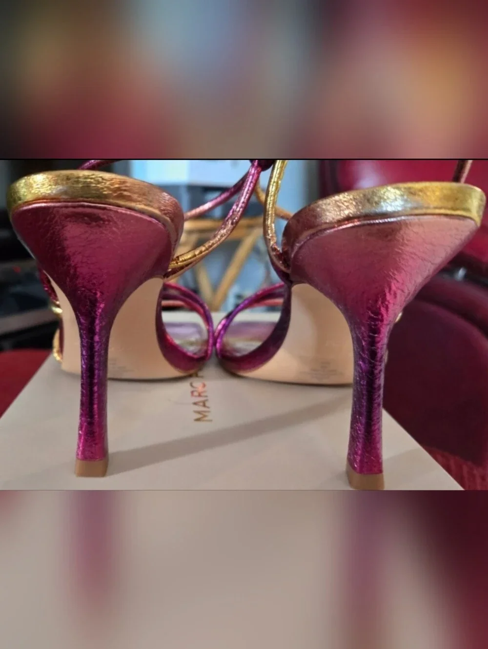 Marc Fisher NWT Metallic Size 7 sandals